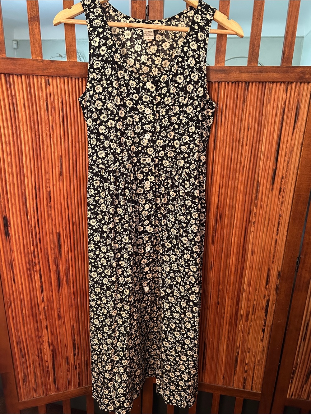 Banana Republic Black & White Floral Dress